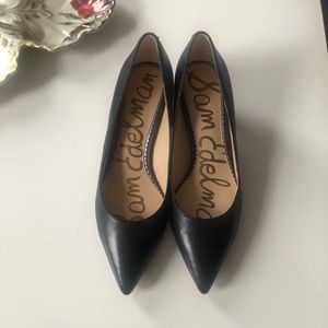 Sam Edelman Black Leather Pumps
